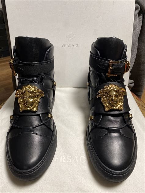 versace collection formal snake runner|versace sneakers for men.